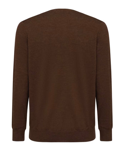 Polo Ralph Lauren Brown Wool Crew Neck Sweater