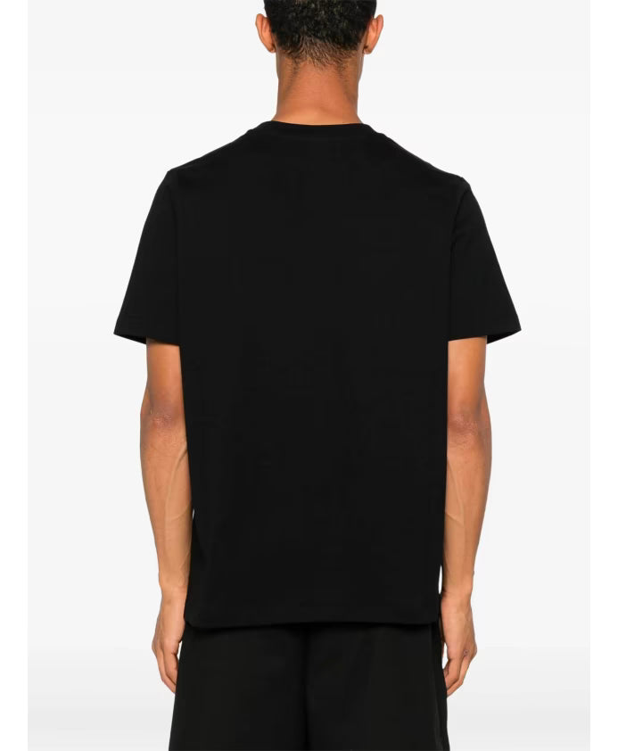Casablanca Black Crew Neck T-shirts and Polos