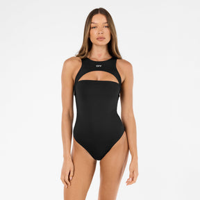 Women's  Cut Out Swimsuit, Strategically Placed Cutouts
