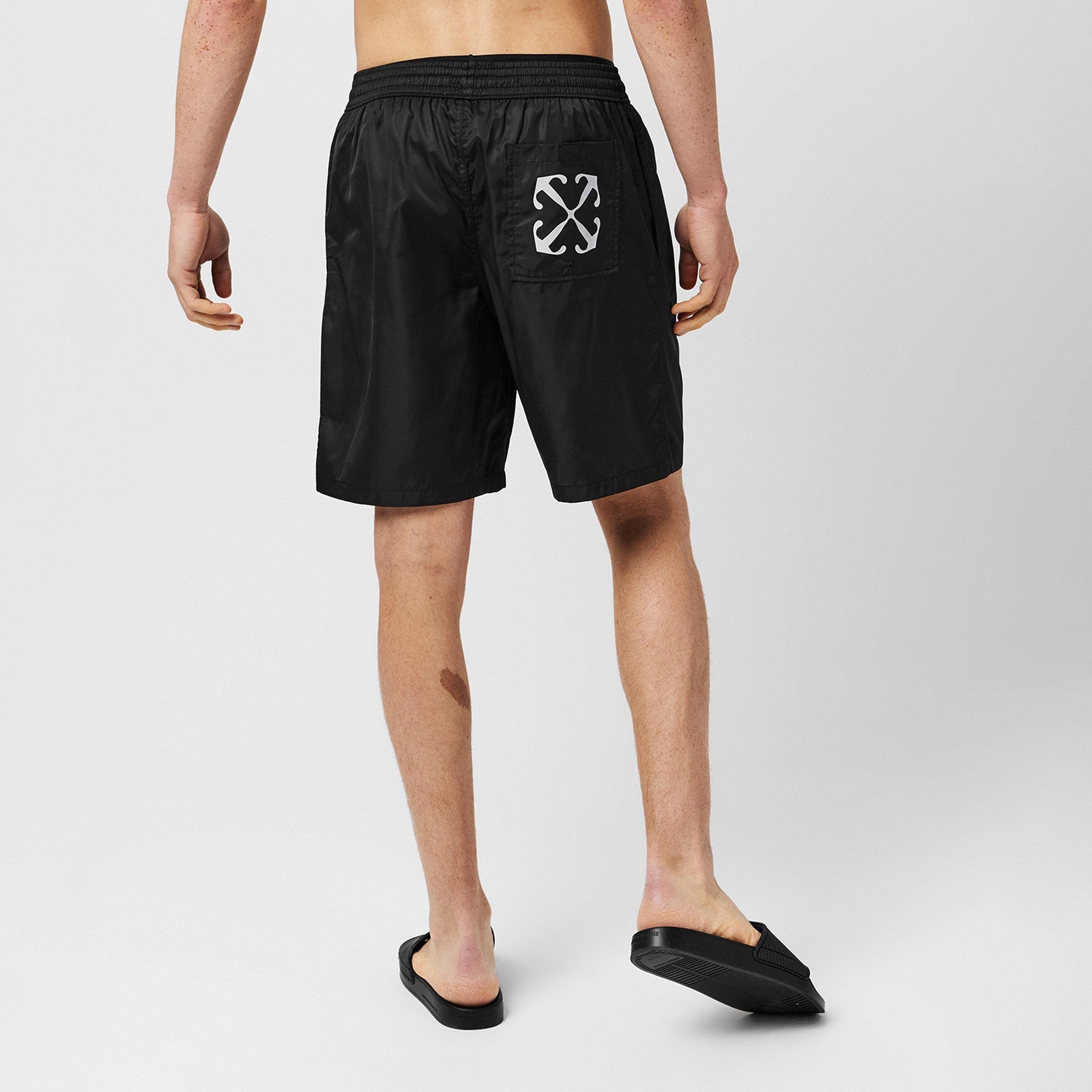 Men's Logo Swimming Shorts, Premium Quick-Drying Swim Shorts