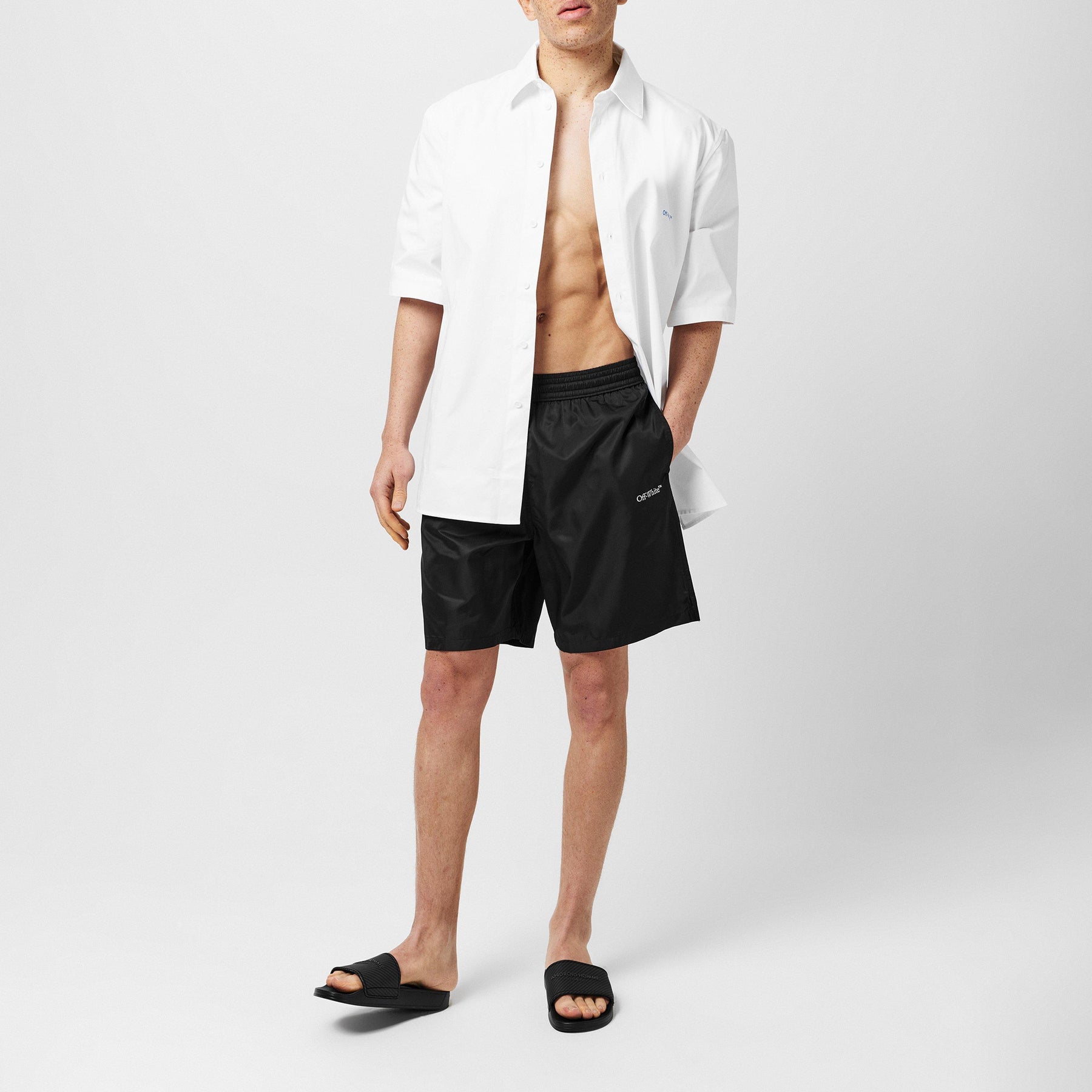 Men's Logo Swimming Shorts, Premium Quick-Drying Swim Shorts