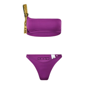 Logo Band Asymmetric Bikini