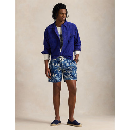 Palm Print Quick Dry Relaxed Fit Swim Shorts