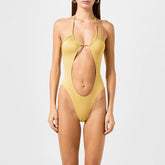 Glittered One Piece Swimsuit