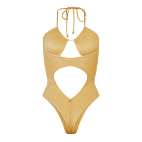 Glittered One Piece Swimsuit