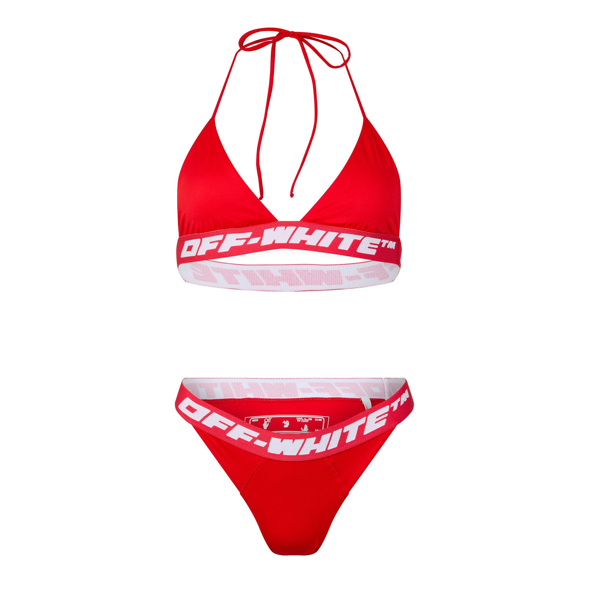 Logo Tape Banded Bikini