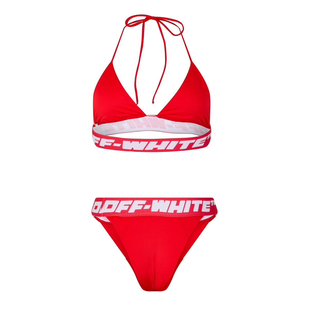 Logo Tape Banded Bikini