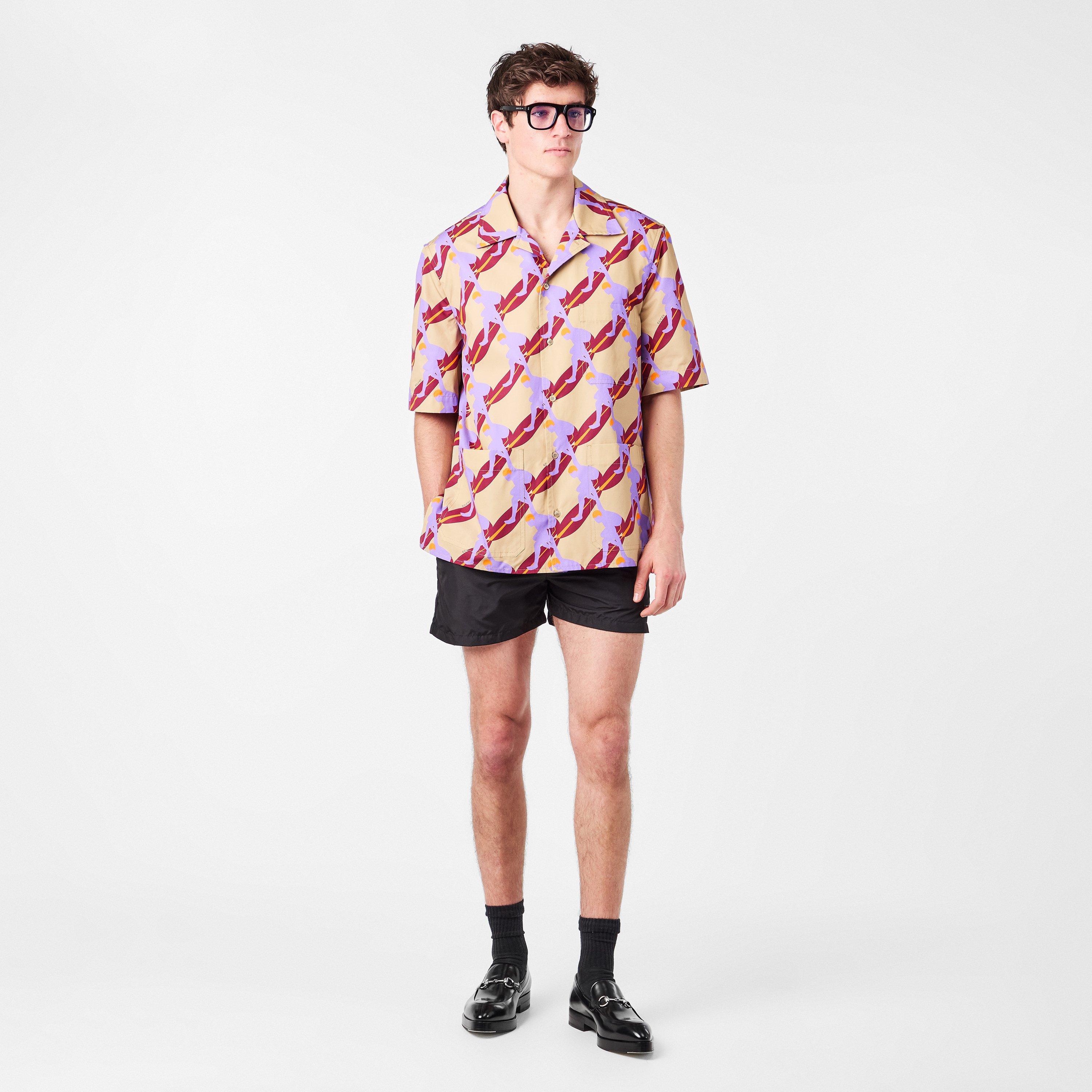 Logo Poplin Swim Shorts