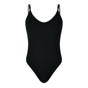Logo Patch Swimsuit