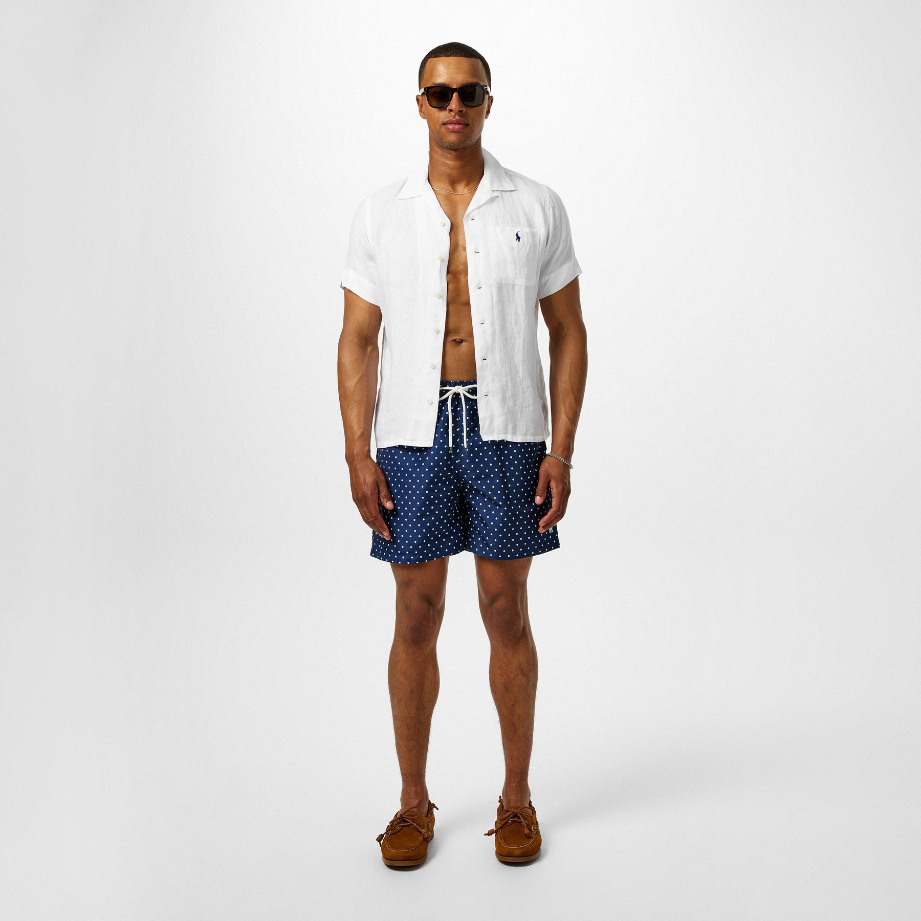 Polka Dot Swim Shorts