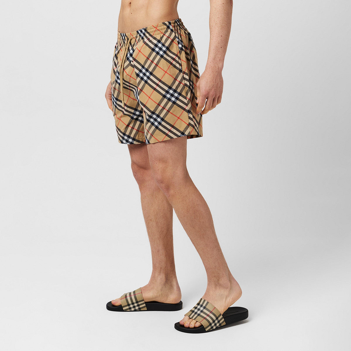 Archival Check Swim Shorts
