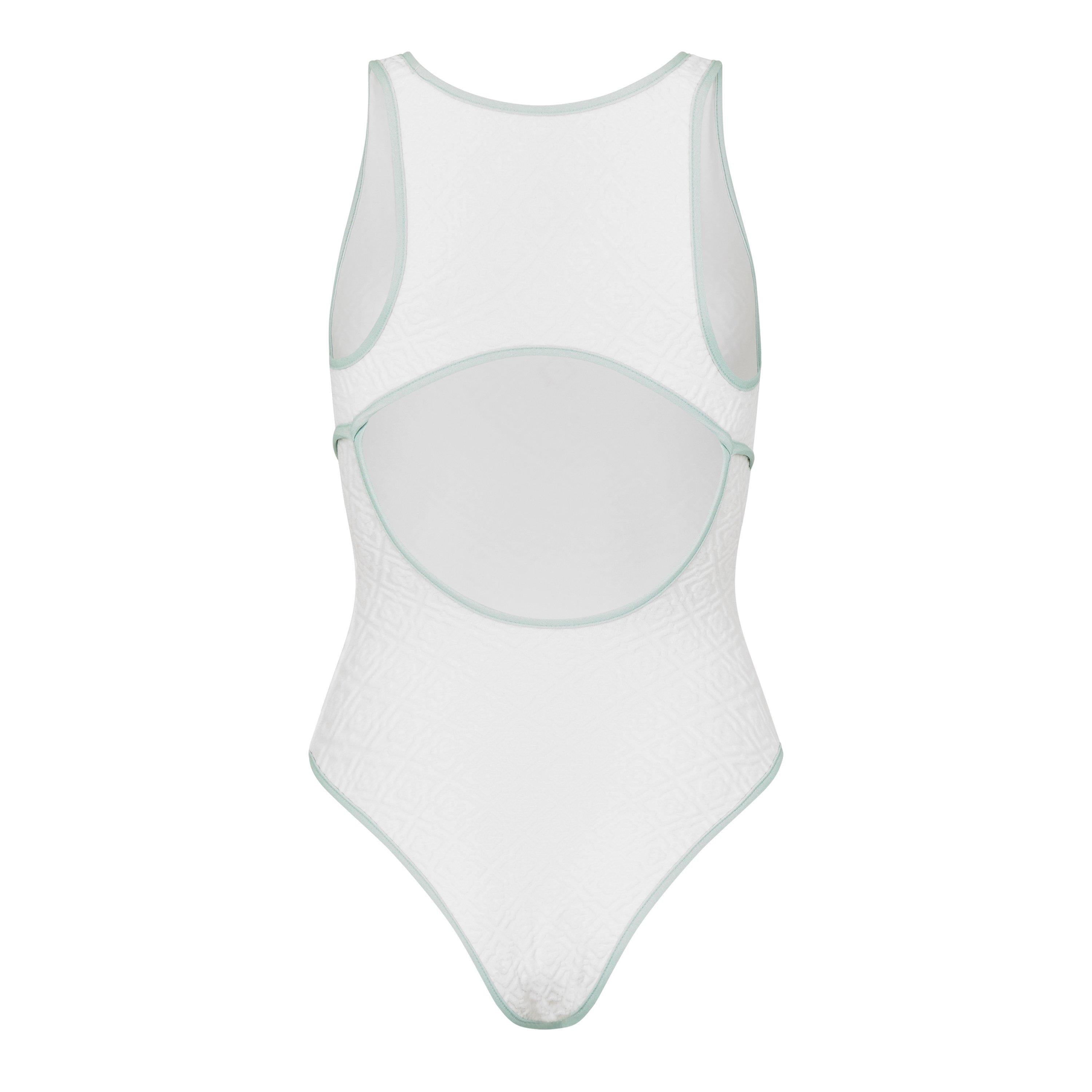 Jacquard Monogram Swimsuit