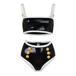 Brief Sequined Bikini