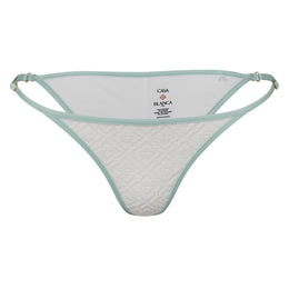 Textured Brazilian Bikini Bottoms