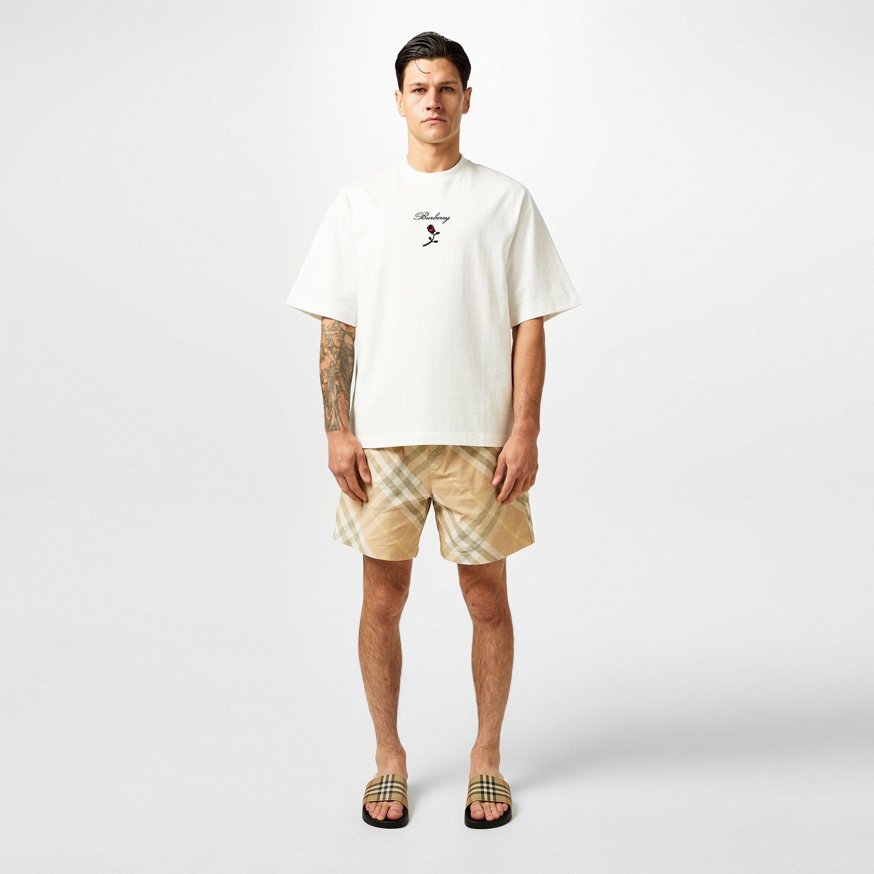 Checked Swim Shorts