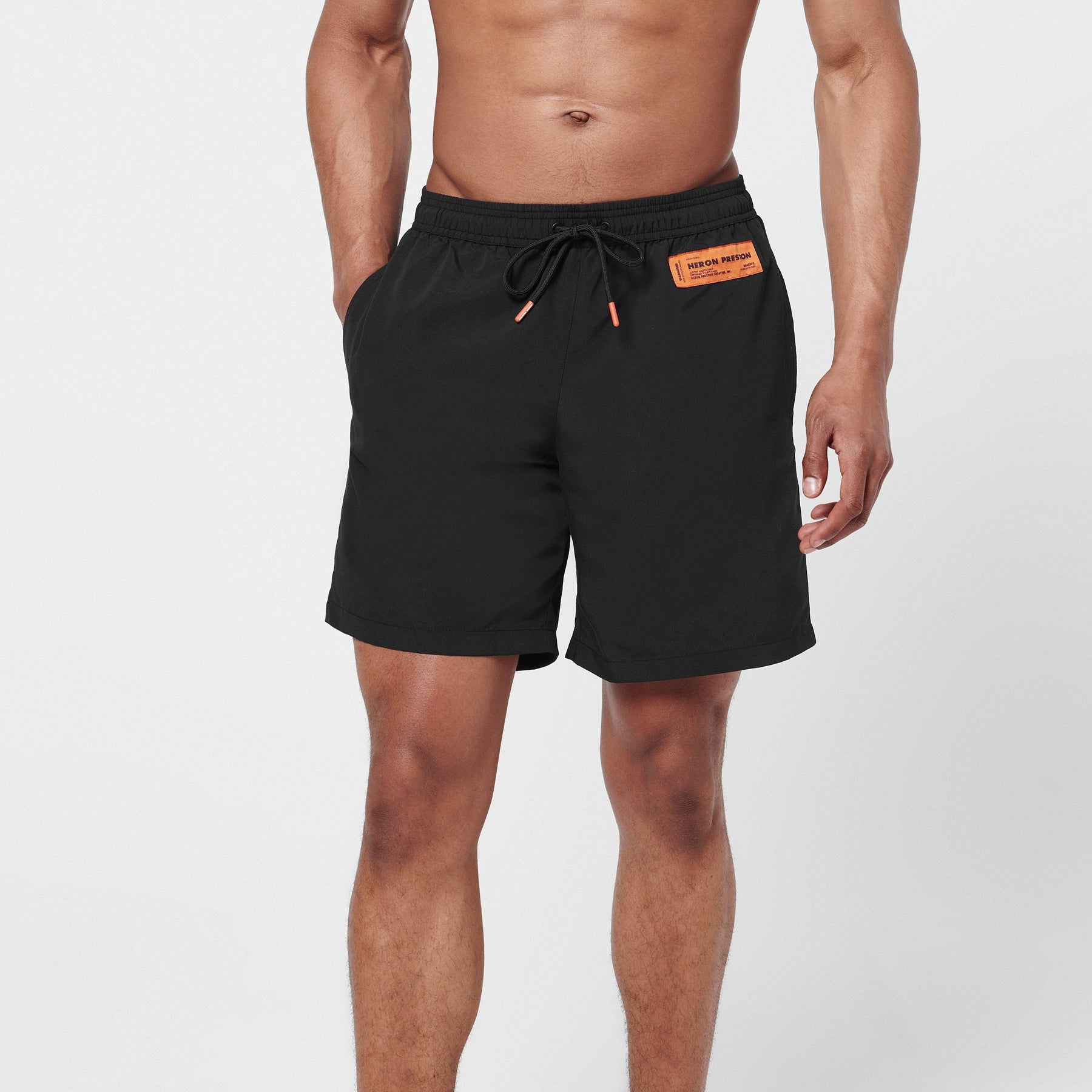 Logo Patch Swim Shorts