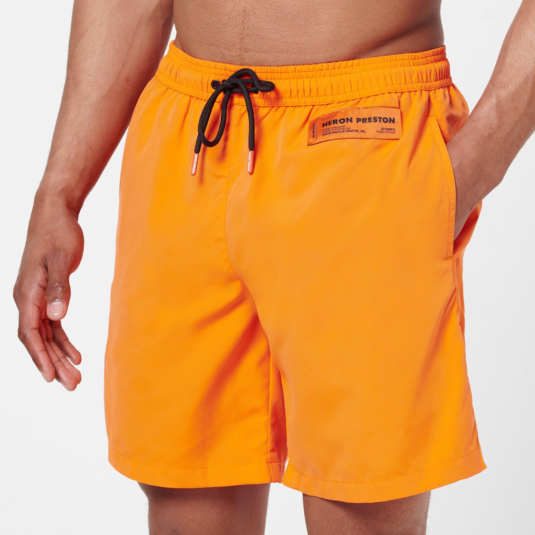 Logo Patch Swim Shorts