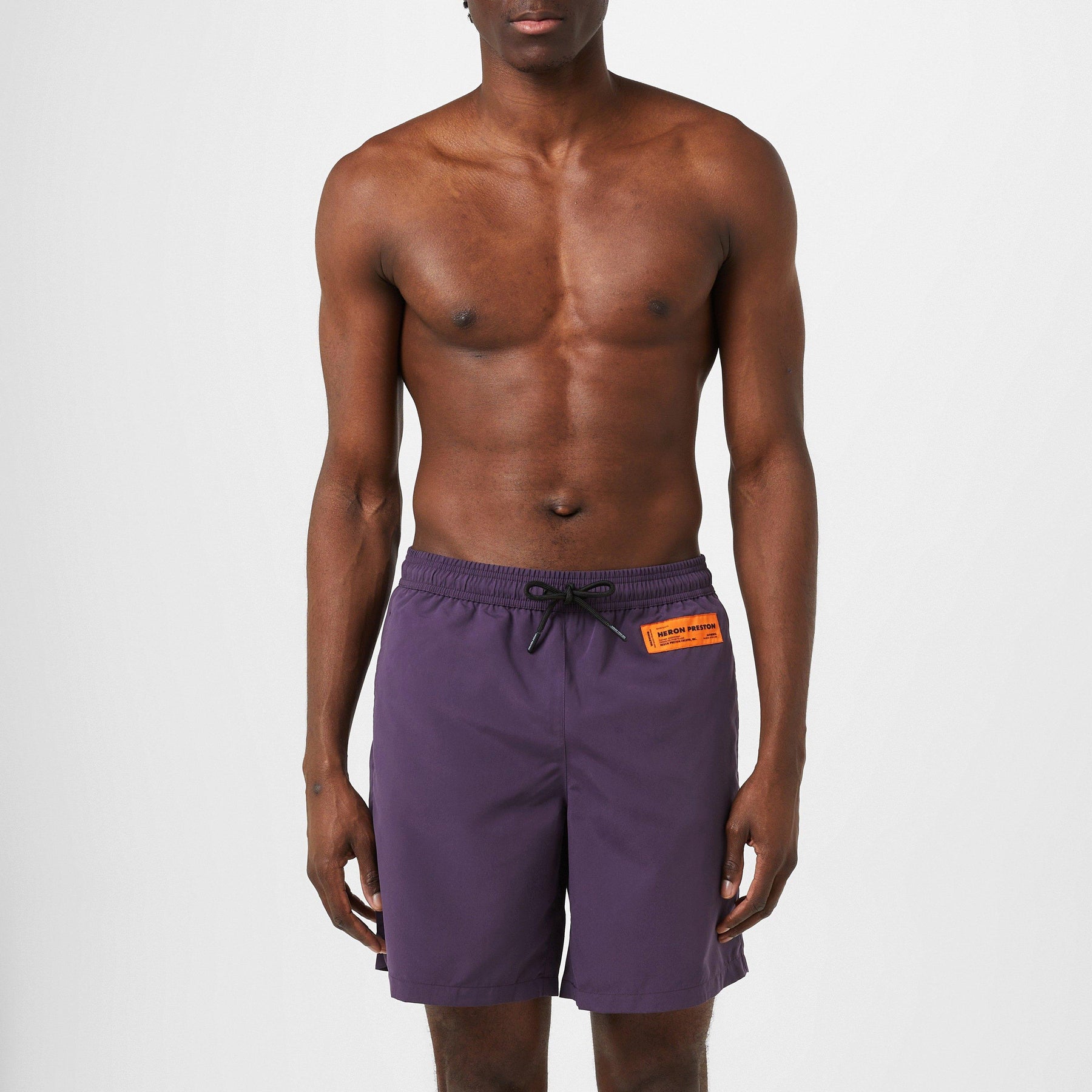 Logo Patch Swim Shorts