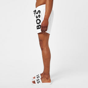 Men's Octopus Swim Shorts with Bold  Branding