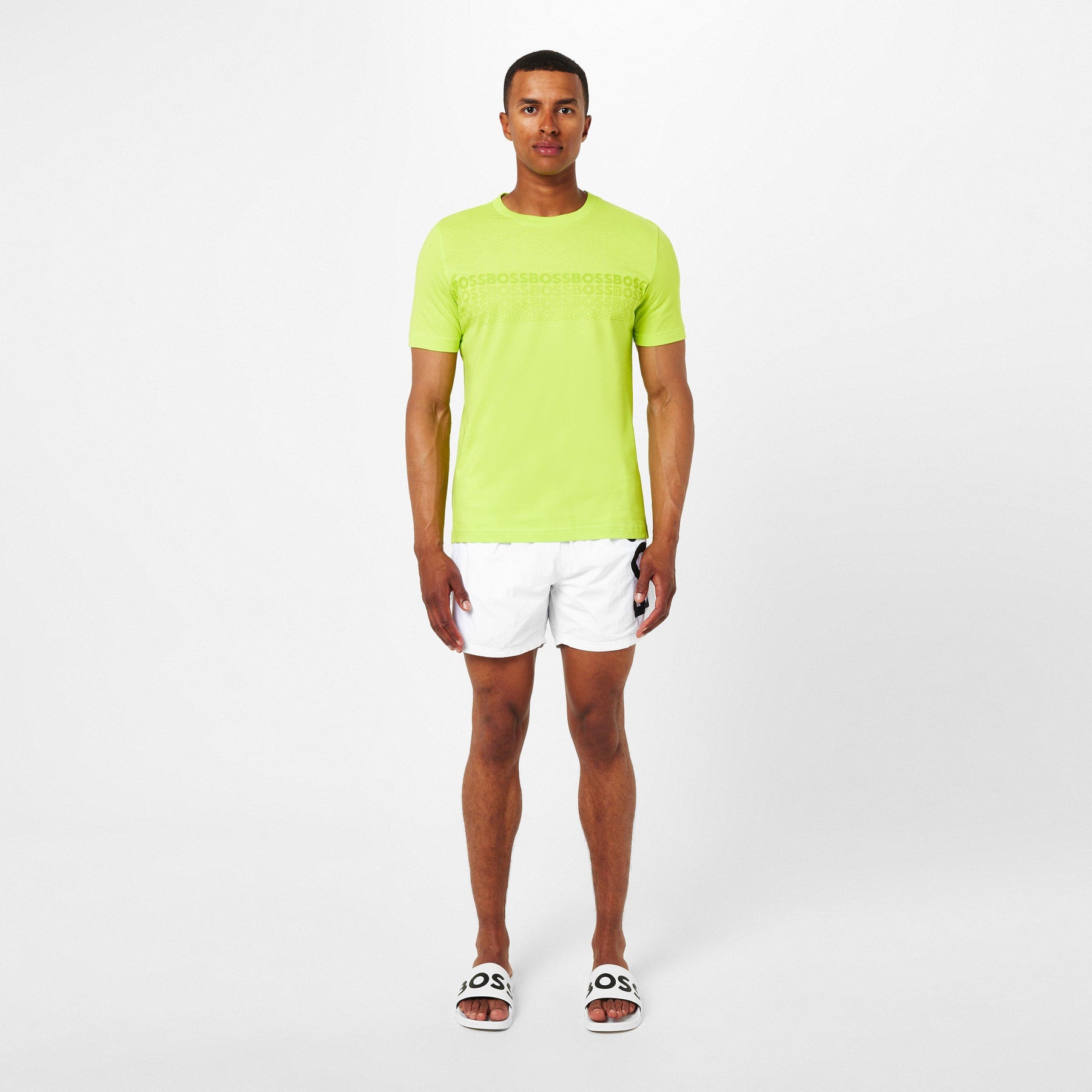 Men's Octopus Swim Shorts with Bold  Branding