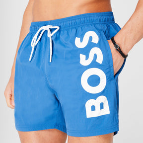 Men's Octopus Swim Shorts with Bold  Branding