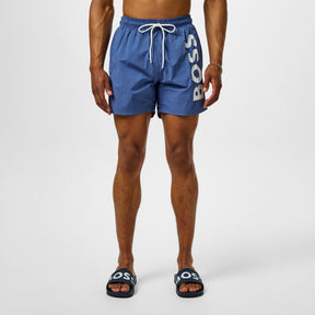 Men's Octopus Swim Shorts with Bold  Branding