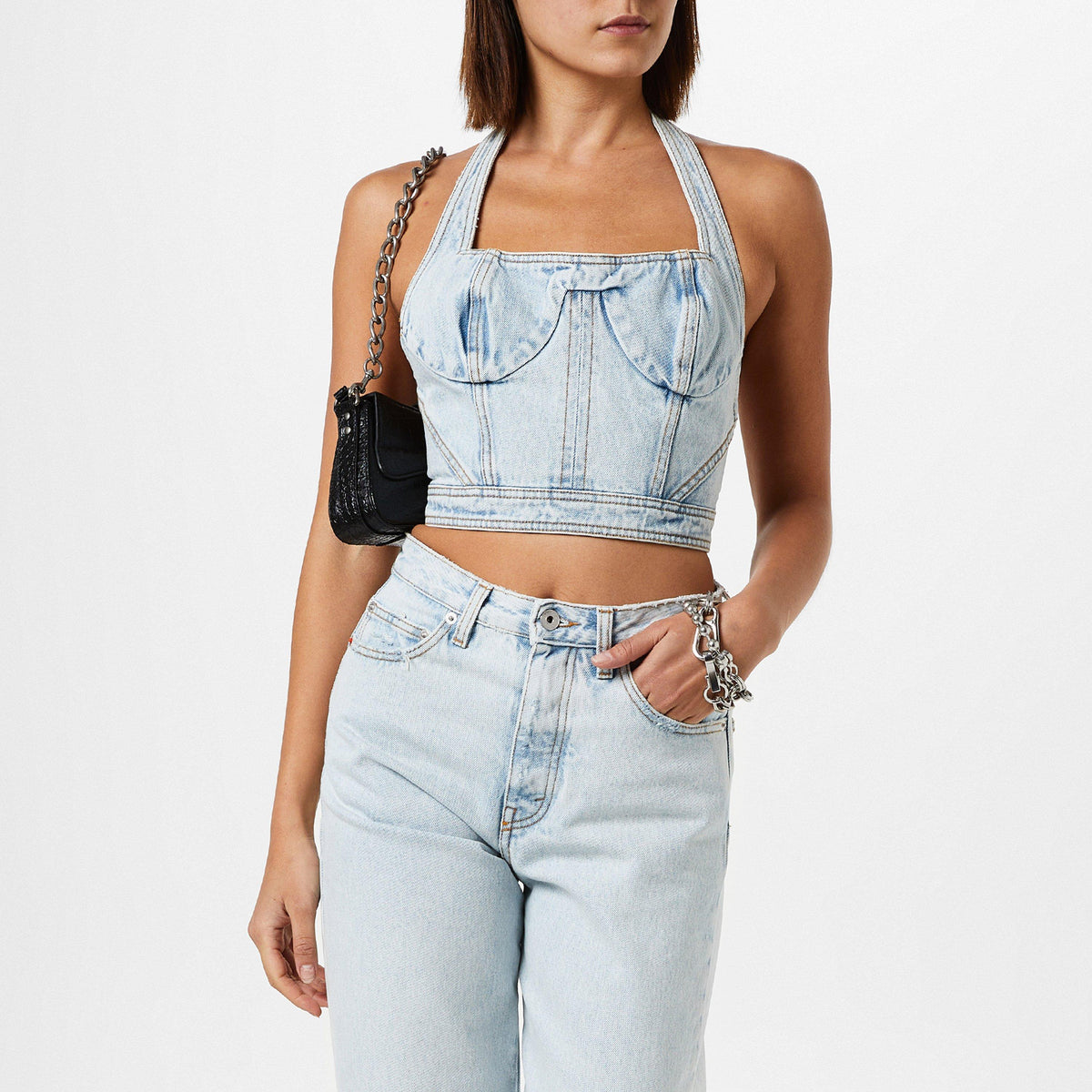 Denim Bra