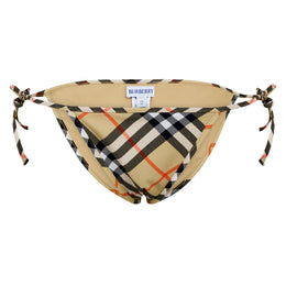 Archival Check Tailored Swimwear Bikini Brief