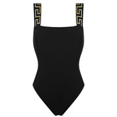 Greca Border One-Piece Swimsuit