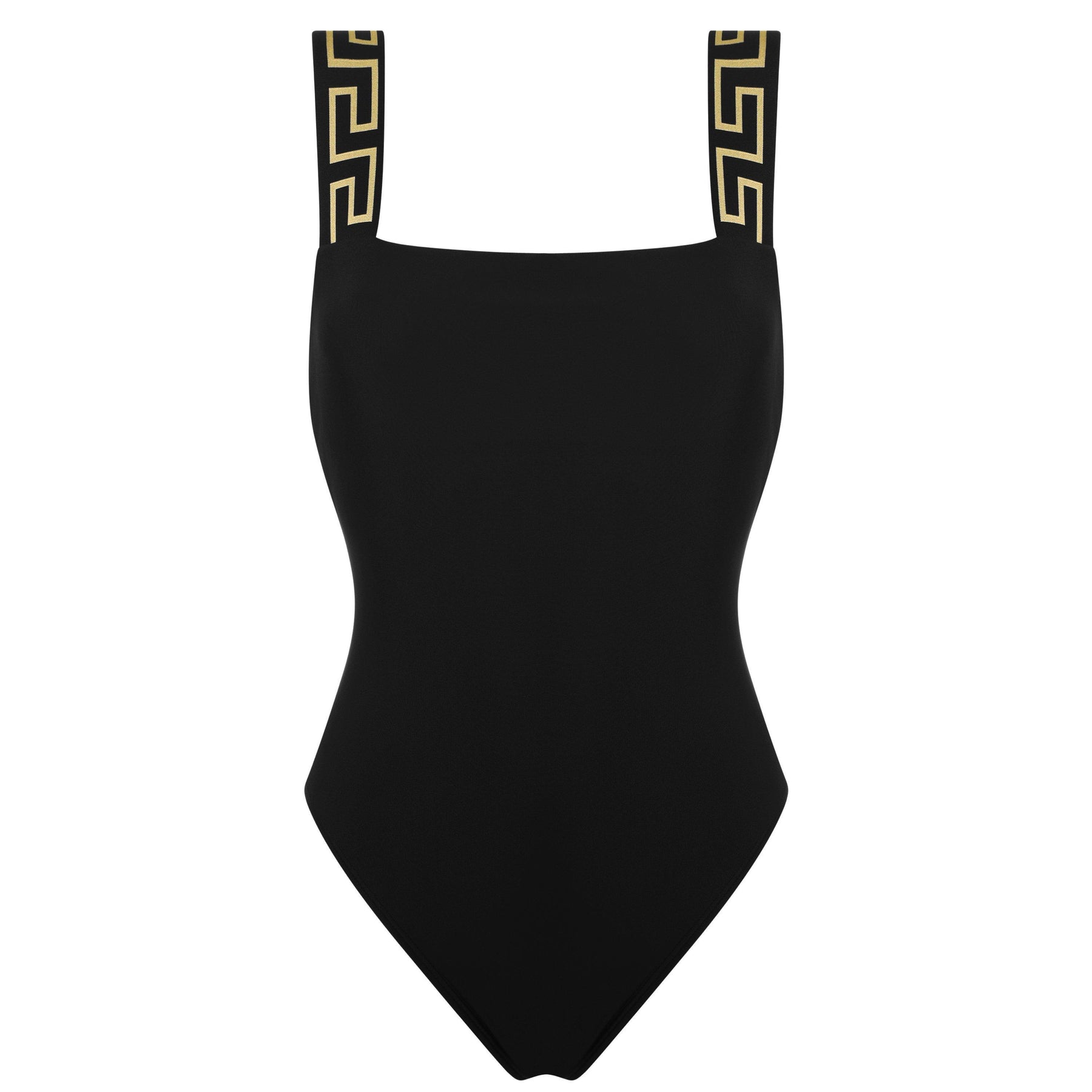 Greca Border One-Piece Swimsuit