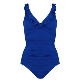 Ruffle-Trim One-Piece