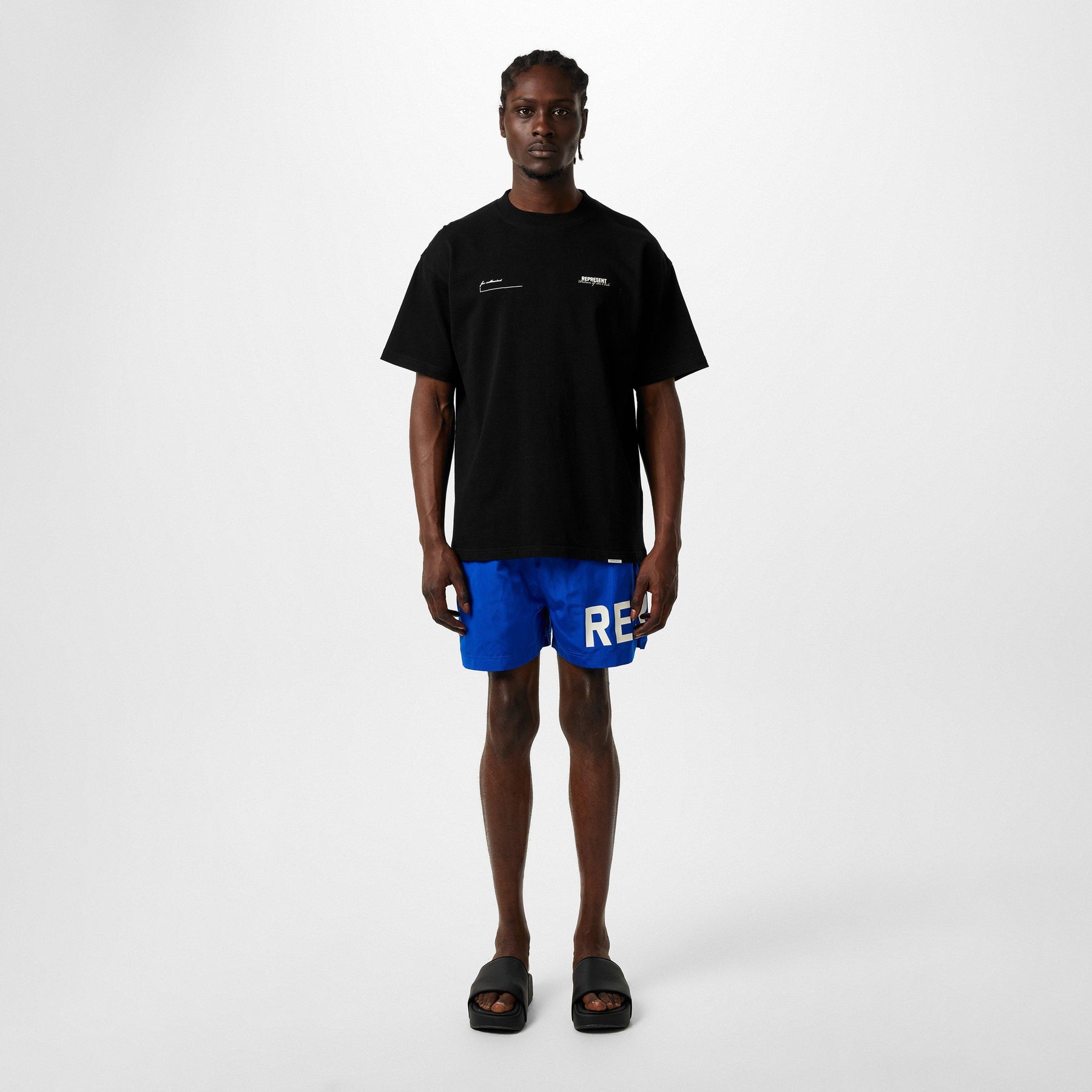 Men's Text Logo Swim Shorts