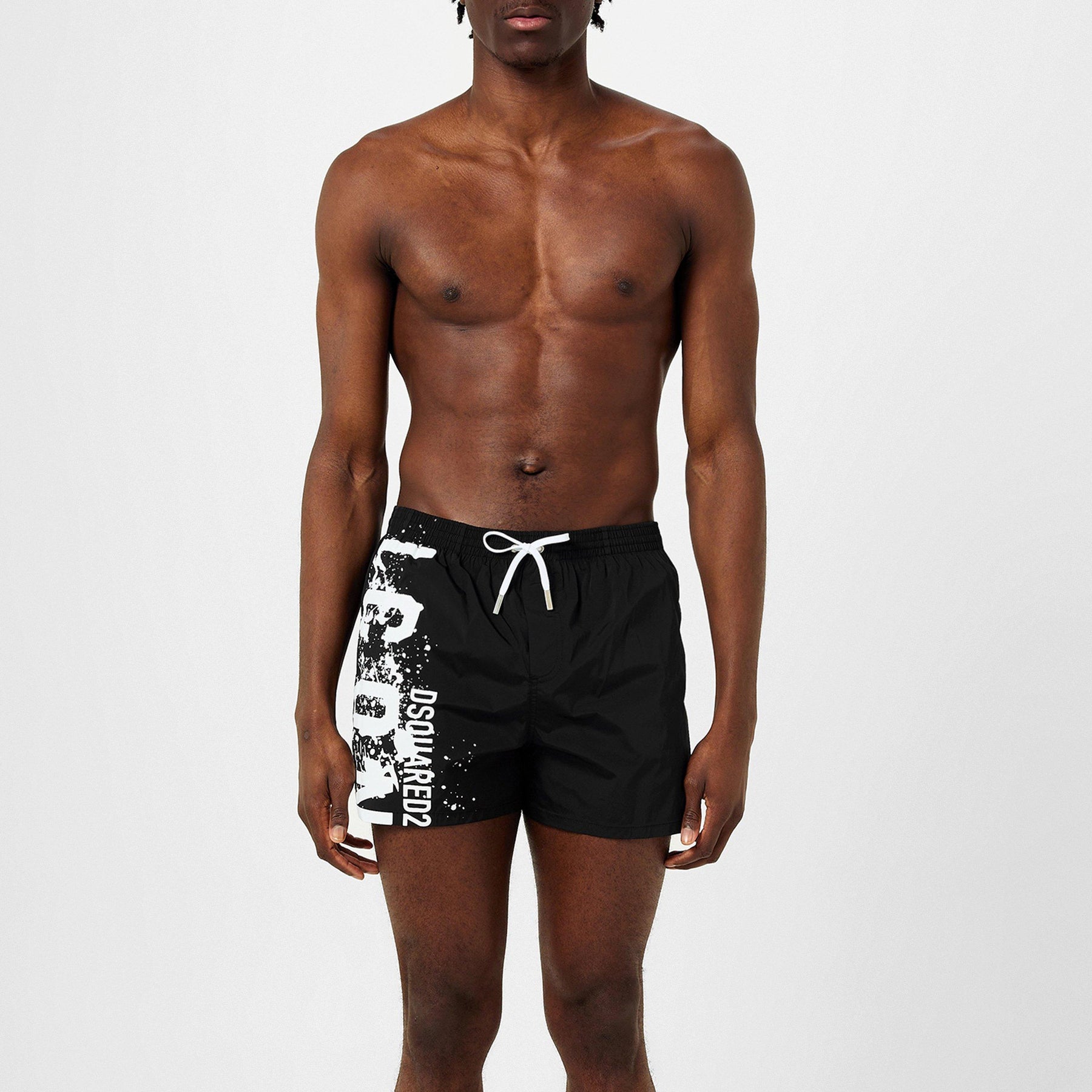 Side Icon Spray Swim Shorts