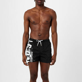 Side Icon Spray Swim Shorts