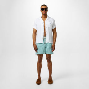 Traveler Striped Swim Shorts