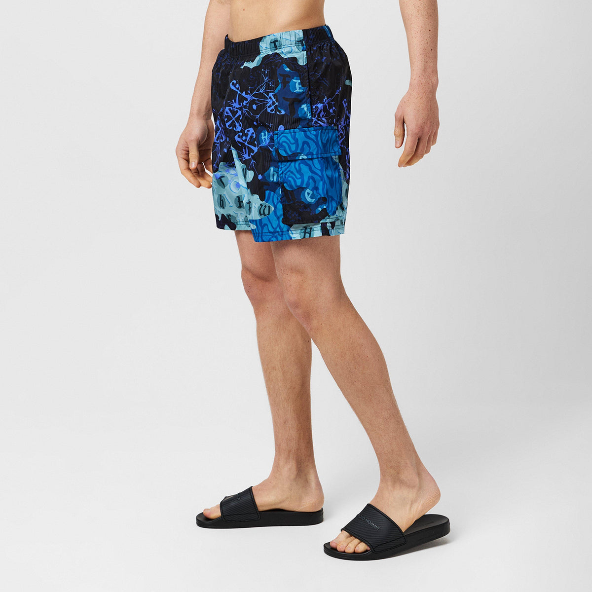 Men's Camo Swimshorts, Camouflage Design