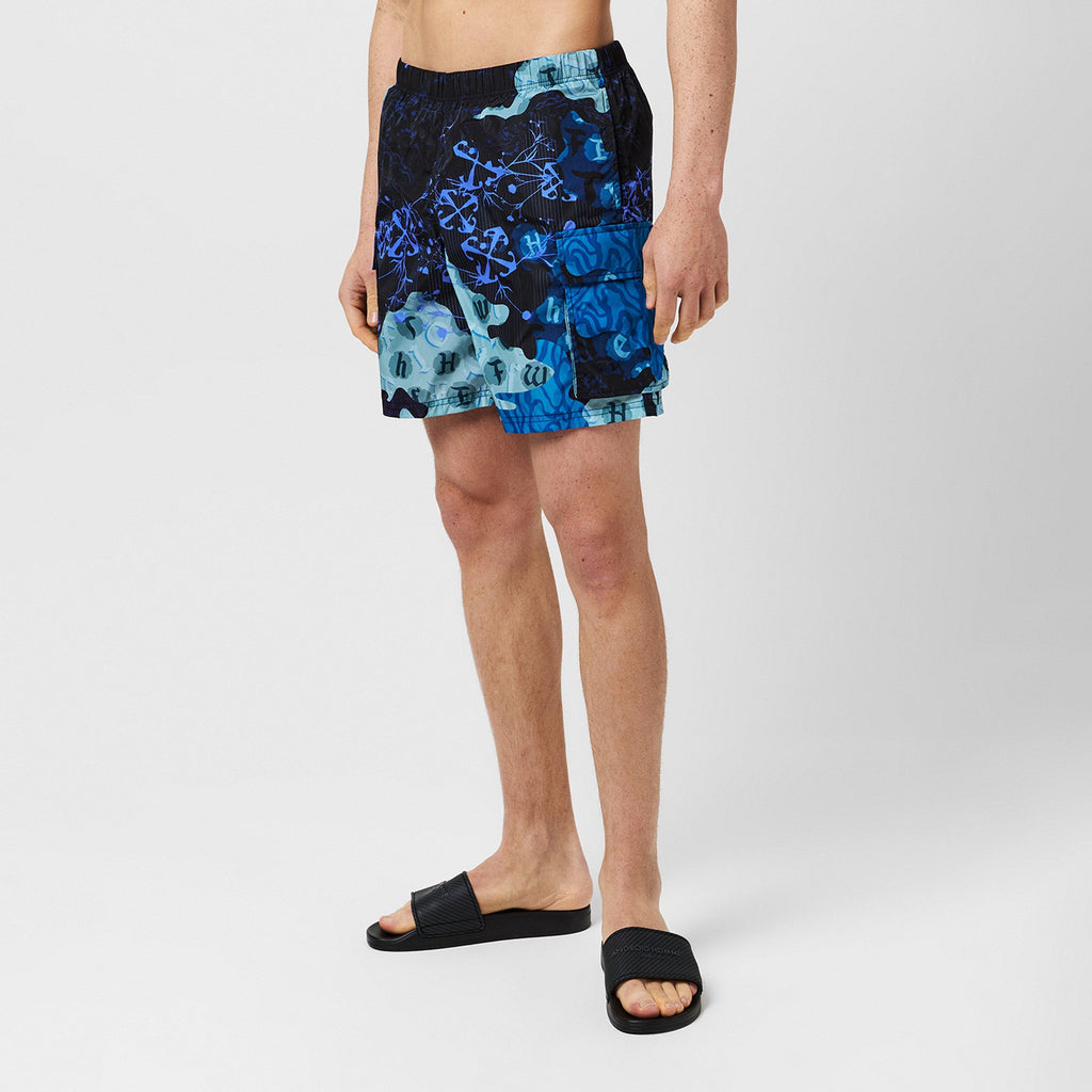 Men's Camo Swimshorts, Camouflage Design