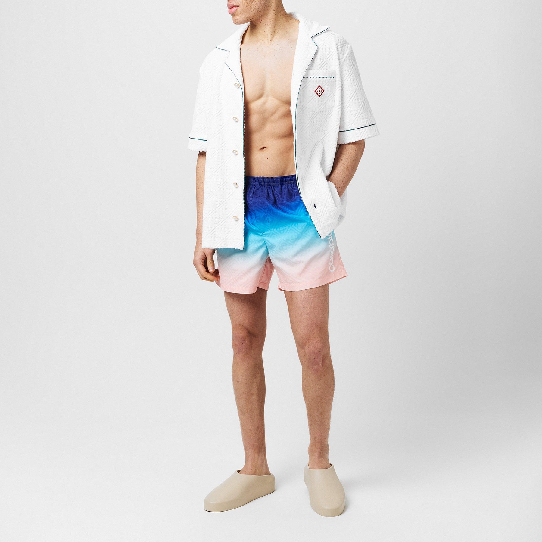 Men's Monogram Logo Casablanca Swim Shorts