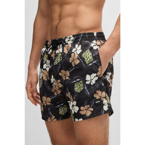 Men's  BW Piranha Swim Shorts, Breathable Mesh Lining
