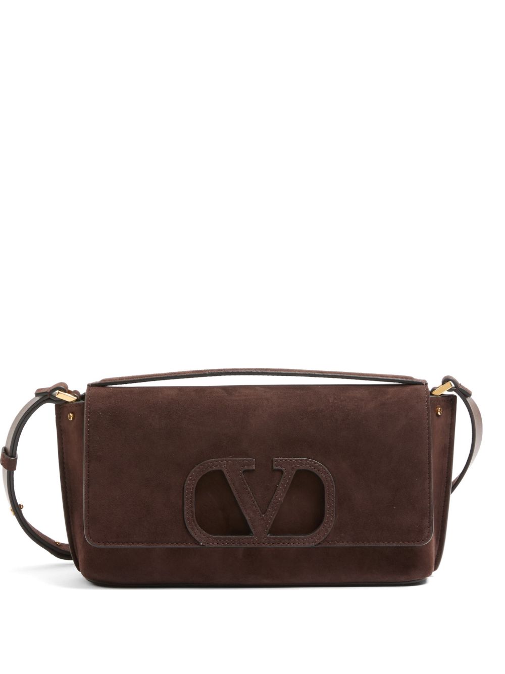 Fill Me suede shoulder bag