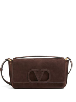Fill Me suede shoulder bag