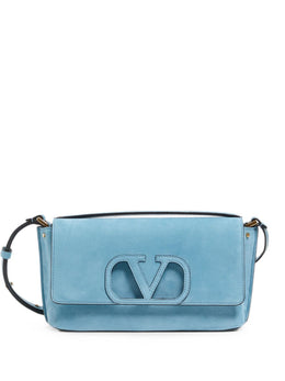Fill Me suede shoulder bag