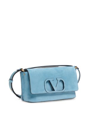 Fill Me suede shoulder bag