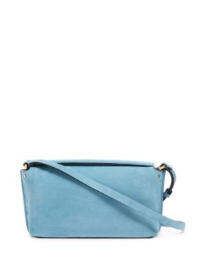 Fill Me suede shoulder bag