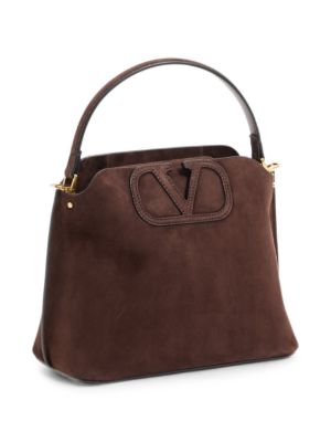 Fill Me handbag in suede