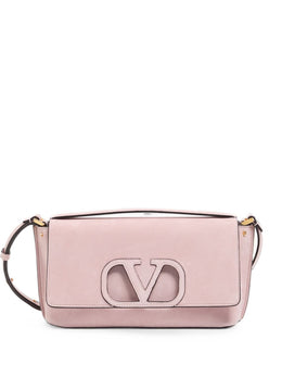 Fill Me suede shoulder bag