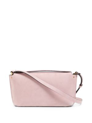 Fill Me suede shoulder bag