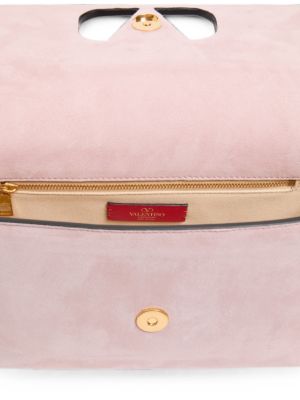 Fill Me suede shoulder bag