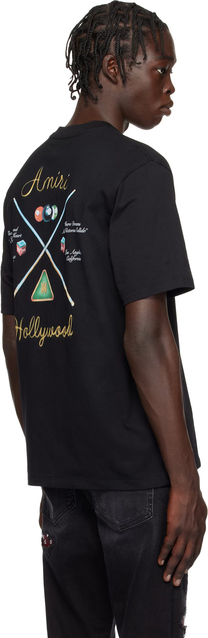 Black 'Amiri' Pool Cue T-shirt