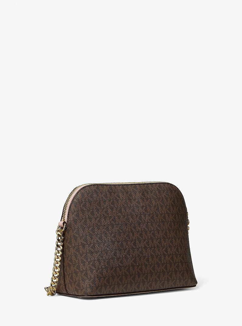Jet Set Travel Medium Logo Dome Crossbody Bag